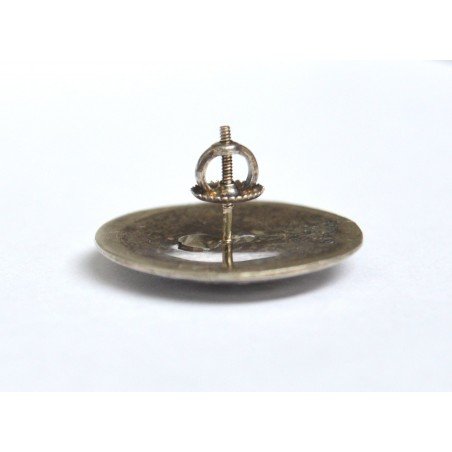 Antique silver earrings, Mexico, pre-1948
