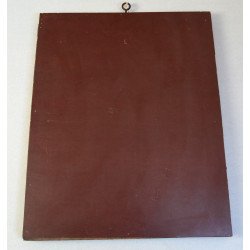 Pavel Zamfir "Maica Domnului Indurerata" icoana pe sticla Laz 1909