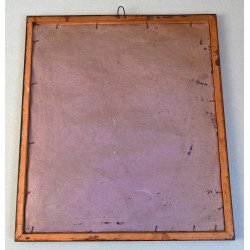 "Sfantul Nicolae" icoana pe glaja atelierul familiei Oancea, Saliste, cca 1830-40