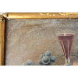 "Natura statica" ulei pe carton sec 18-19