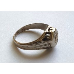 inel unisex aur diamant