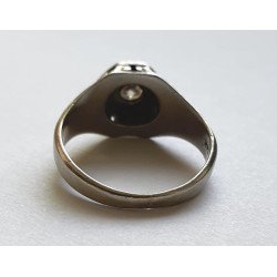 Inel unisex aur alb 14k diamant-cca 1910