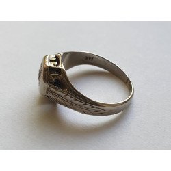 Inel unisex aur alb 14k diamant-cca 1910