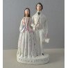 "Prince&Princess" figurina de Staffordshire sec 19