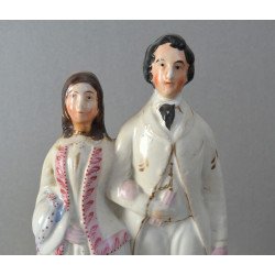 "Prince&Princess" figurina de Staffordshire sec 19