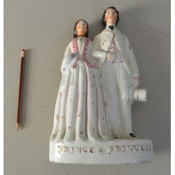"Prince&Princess" figurina de Staffordshire sec 19