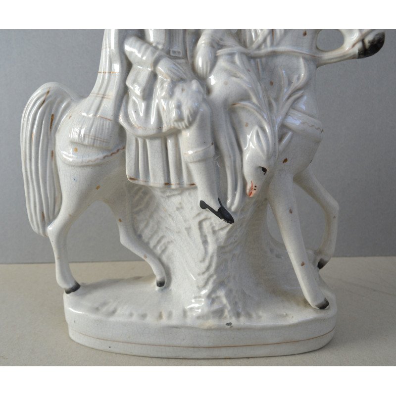 "Hunter" Staffordshire figure, 19th century