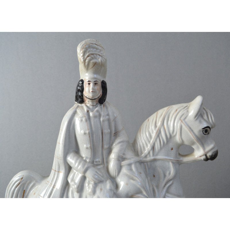 "Hunter" Staffordshire figure, 19th century
