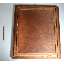 "Arhanghelul Mihail" scoala Cuzco, Peru, ulei pe panza cca 1920-30