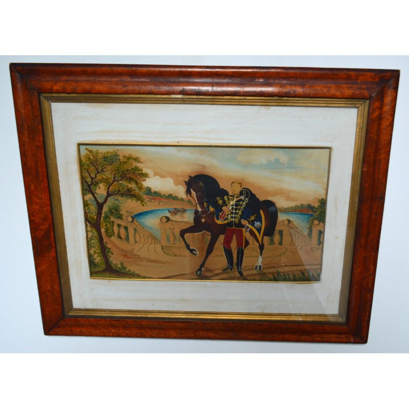 "Husar" tehnica mixta sec 19