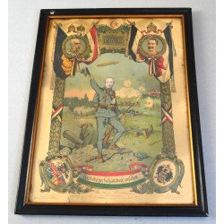 Lithograph, Austria-Hungary, WWI, 1914-15