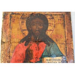 "Iisus Pantocrator" icoana ruseasca posibil Paleh secol XVIII