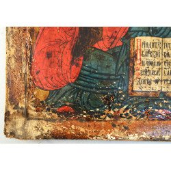 "Iisus Pantocrator" icoana ruseasca posibil Paleh secol XVIII