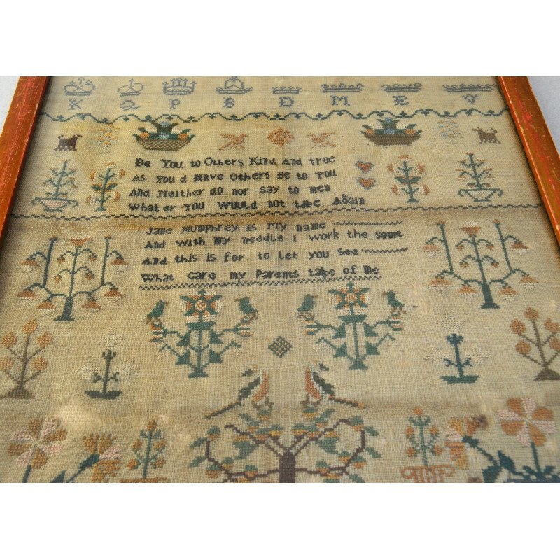 English sampler, 1822