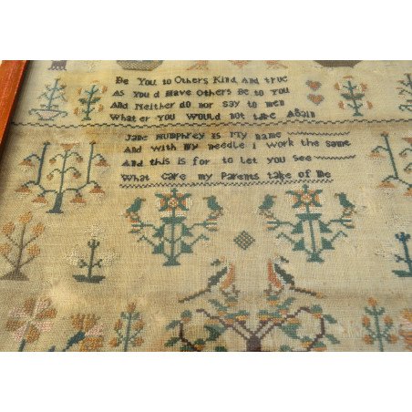 English sampler, 1822