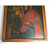 "Maica Domnului cu pruncul" icoana pe lemn Moldova secolul XIX