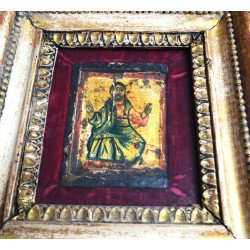 "Iisus Pantocrator" icoana pe lemn de factura greceasca secolul XVIII