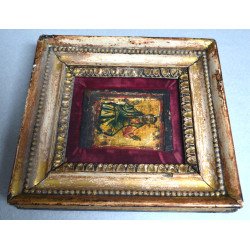 "Iisus Pantocrator" icoana pe lemn de factura greceasca secolul XVIII