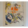 Marc Chagall „Paris de ma fenêtre” serigrafie postumă cca 1990