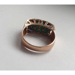 Inel antistres aur 14k- pietre naturale