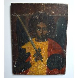 "Arhanghelul Mihail" icoana pe lemn secolul XVIII