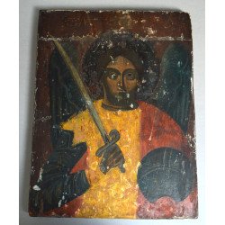 "Arhanghelul Mihail" icoana pe lemn secolul XVIII