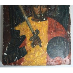 "Arhanghelul Mihail" icoana pe lemn secolul XVIII