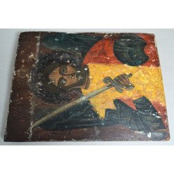 "Arhanghelul Mihail" icoana pe lemn secolul XVIII