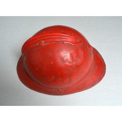 Cască Adrian din primul război mondial refolosită la pompieri