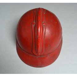 Cască Adrian din primul război mondial refolosită la pompieri