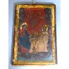 "Sfanta Treime" icoana pe lemn Oltenia sfarsit de sec XVIII-inceput de sec XIX