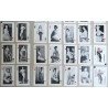 Set cărți de joc cu fete pin-up nud anii 1940/50