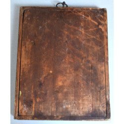 "Sf Gheorghe omorând balaurul" icoana pe lemn atelier moldovenesc tempera și foita de aur secol 19