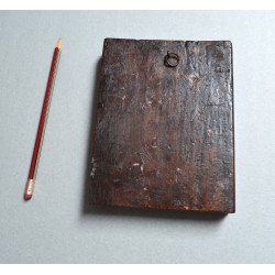 "Nasterea Mântuitorului cu sfinții Grigore și Vasile, Petru și Pavel" icoana pe lemn atelier rusesc inceput de secol 19