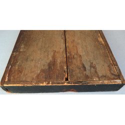 "Maica Domnului cu Pruncul și Sfinții Arhangheli" icoana veche de factura baroca tempera și foita de aur pe lemn Moldova 1864