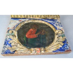 "Proorocul Avacum" fragment de catapeteasma Moldova secolul 18