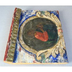 "Proorocul Avacum" fragment de catapeteasma Moldova secolul 18