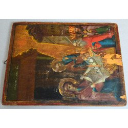 "Nasterea Domnului" icoana pe lemn 1858