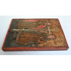 "Sfintii Imparati Constantin si Elena" icoana pe lemn secolele 18-19