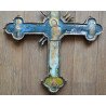 Cruce procesională pictata pe ambele parti secolul 19