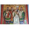 Ioan Irimescu zugrav "Sfinții Mina, Haralambie, Antonie și Trifon" icoana pe lemn 1878