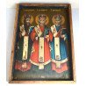"Sfinții Trei Ierarhi Vasile , Grigore și Ioan Gură de Aur" icoana pe lemn 1884