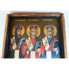 "Sfinții Trei Ierarhi Vasile , Grigore și Ioan Gură de Aur" icoana pe lemn 1884