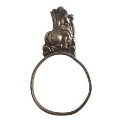 Inel vechi argint cu influente etnice