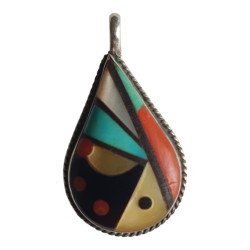 Zuni pendant - Virginia Quam