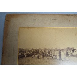 "Vanatoare de tigri" fotografie veche India cca 1880-1900
