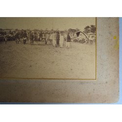 "Vanatoare de tigri" fotografie veche India cca 1880-1900