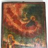 Icoană veche "Sfântul Ilie in carul de foc" 1877