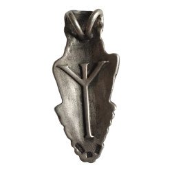 Scandinavian Viking-inspired silver pendant 2