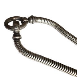 Vintage silver snake-design bracelet - Italy 2